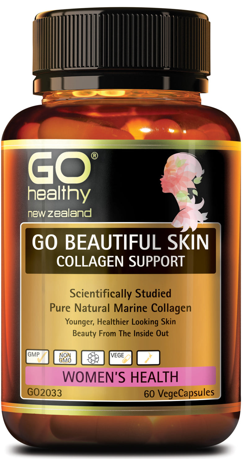 Go Healthy: GO Beautiful Skin - Collagen Support (60 Capsules)