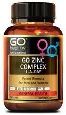 GO Healthy: GO Zinc Complex 1-A-Day (60 VegeCaps)