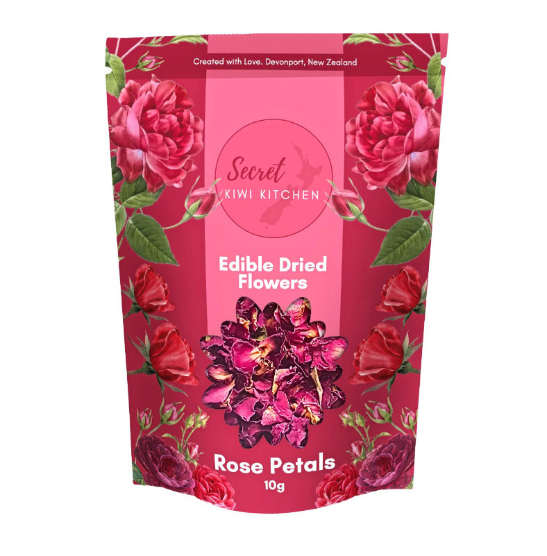 Secret Kiwi Kitchen: Edible Rose Petals Pouch (10g)