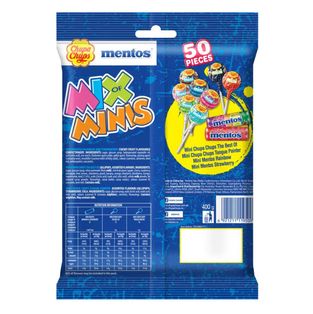 Chupa Chups & Mentos: Mix of Minis (400g)