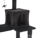 Zoomies Gothic Black - Medium Cat Scratching Post Tree - 118cm