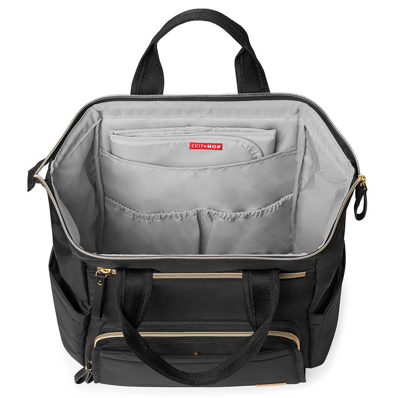 Skip Hop: Main Frame Wide Open Backpack - Charcoal