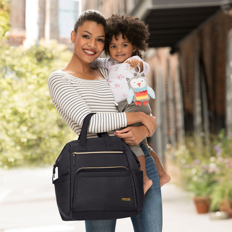 Skip Hop: Main Frame Wide Open Backpack - Charcoal