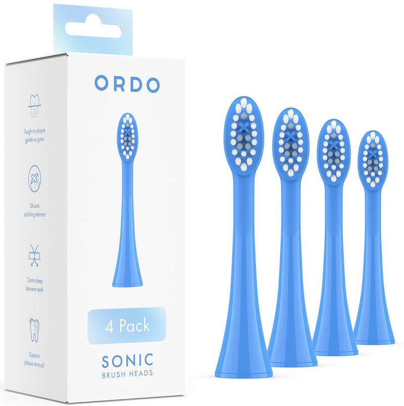 Ordo: Sonic+ Brush Heads - Arctic Blue (4 Pack)