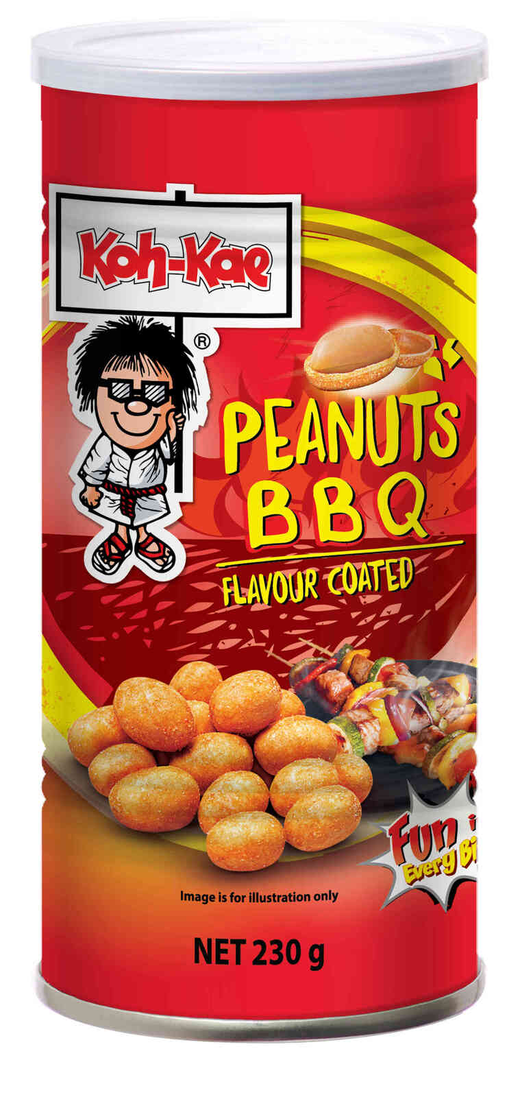 Koh Kae: BBQ Coated Peanuts 230g