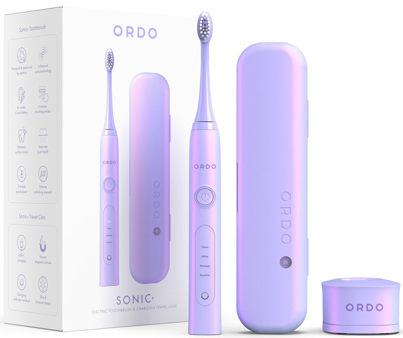 Ordo: Sonic+ Electric Toothbrush+Travel Case - Pearl Violet