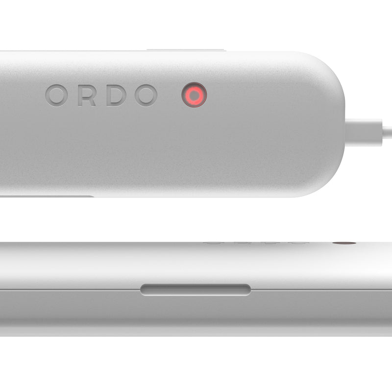 Ordo: Sonic+ Electric Toothbrush+Travel Case - White Silver