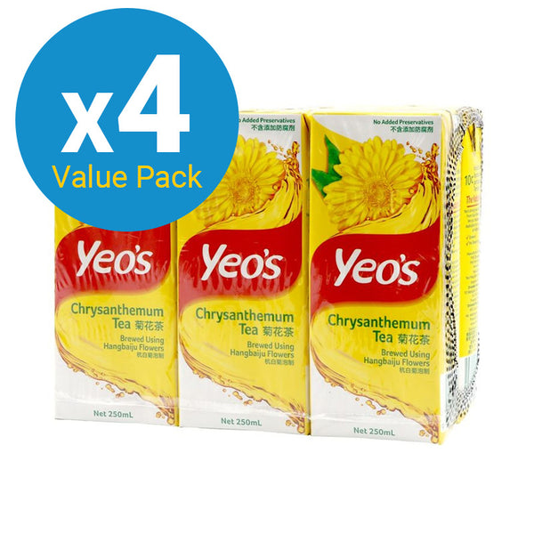 Yeo's: Chrysanthemum Tea 250ml - 6 Pack (Box of 4)