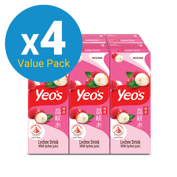 Yeo's: Lychee Drink 250ml - 6 Pack (Box of 4)