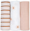 Lulujo: Mini Muslin Cloth - Daises (3 Pack)