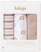 Lulujo: Mini Muslin Cloth - Rainbow (3 Pack)