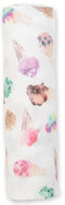 Lulujo: Muslin Bamboo Swaddle - Ice Cream