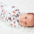 Lulujo: Muslin Bamboo Swaddle - Eucalyptus