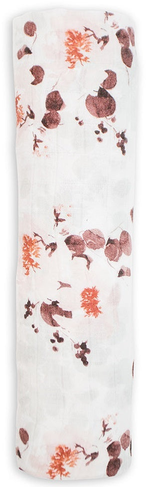 Lulujo: Muslin Bamboo Swaddle - Eucalyptus