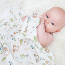 Lulujo: Muslin Cotton Swaddle - Golf