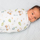 Lulujo: Muslin Cotton Swaddle - Golf