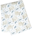 Lulujo: Muslin Cotton Swaddle - Koala