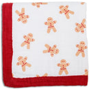 Lulujo: Muslin Cotton Quilt - Christmas Gingerbread