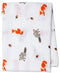 Lulujo: Muslin Cotton Swaddle - Forest Friend