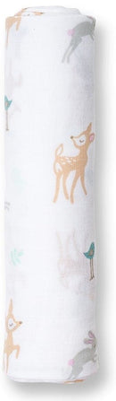 Lulujo: Muslin Cotton Swaddle - Little Fawn