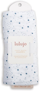 Lulujo: Muslin Cotton Swaddle - Star