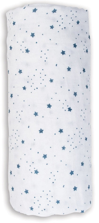 Lulujo: Muslin Cotton Swaddle - Star