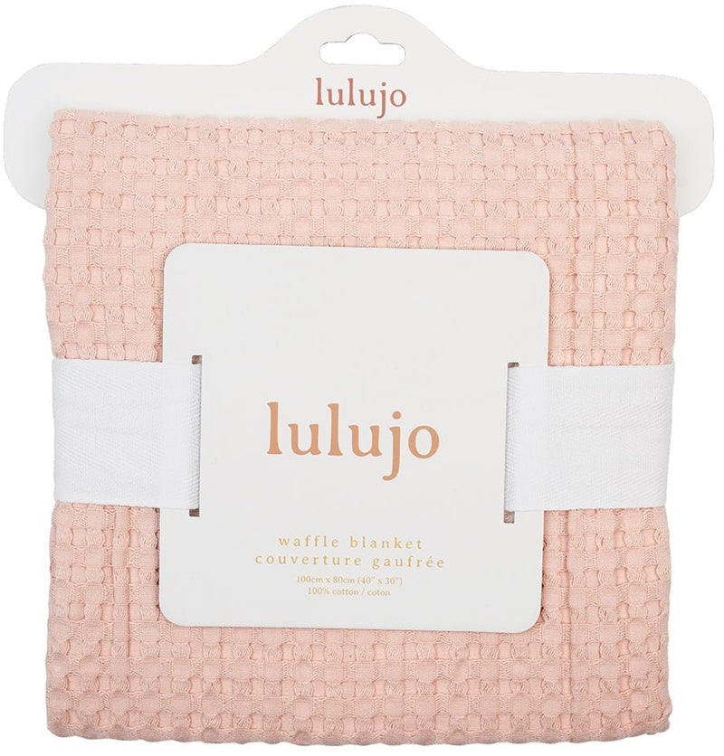 Lulujo: Waffle Blanket - Ballet Slipper