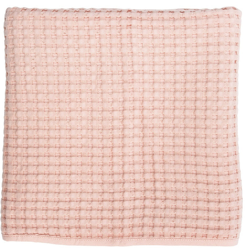 Lulujo: Waffle Blanket - Ballet Slipper