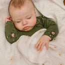 Lulujo: Cotton Swaddles - Daisy & Greenery (2 Pack)