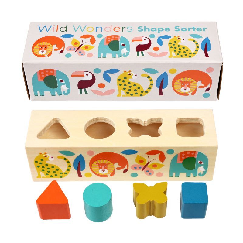 Rex London: Wild Wonders Wooden Shape Sorter