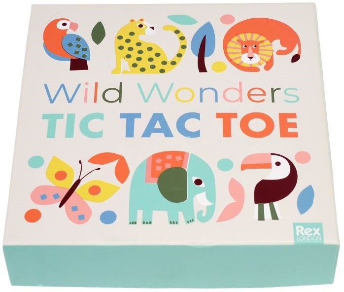 Rex London: Wild Wonders Wooden Tic-Tac-Toe