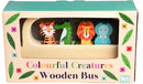 Rex London: Colourful Creatures Wooden Bus