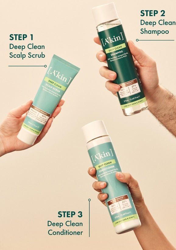 A'Kin: Deep Clean Shampoo (375ml)