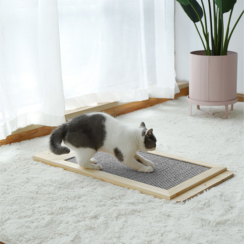 PETSWOL 40x100cm Trimmable Self-Adhesive Carpet Mat - Light Grey