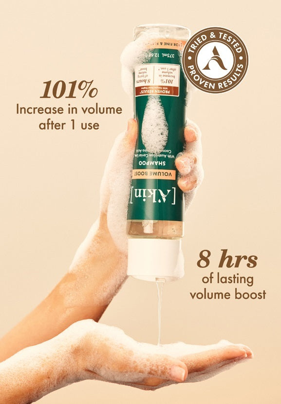 A'Kin: Volume Boost Shampoo (375ml)