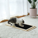 PETSWOL 40x100cm Trimmable Self-Adhesive Carpet Mat - Black