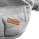 PETSWOL Dog Hoodie with Pocket - Grey, Small