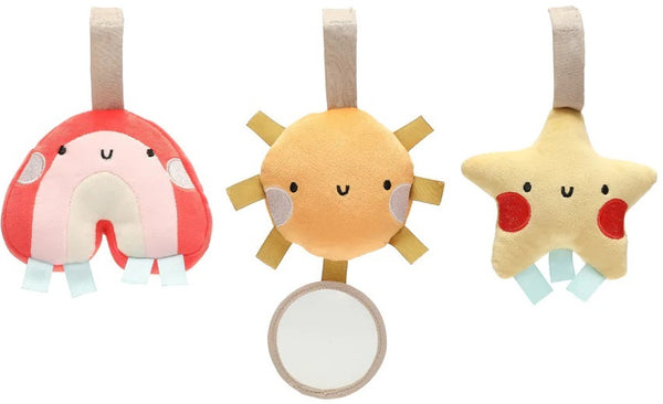 Pearhead: Stroller Toy Set of 3 - Rainbow