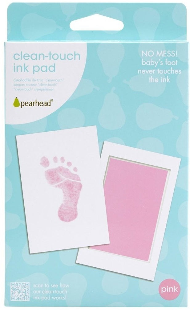 Pearhead: Newborn Baby Handprint/Footprint Ink Pad - Pink