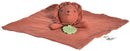 Tikiri: Muslin Comforter with Rubber Leaf Teether - Lion