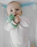 Tikiri: My 1st Tikiri Safari Natural Rubber Baby Rattle & Bath Toy - Crocodile (Gift Boxed)