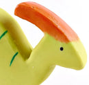 Tikiri: Natural Rubber Rattle & Bath Toy - Baby Parasaurolophus