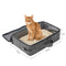 Zoomies Portable Cat Litter Box with Leak-Resistant Zipped Lid