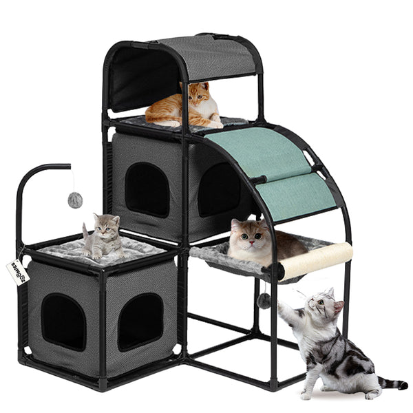 Zoomies Indoor Cat Furniture Sets