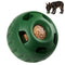 Zoomies Durable and Interactive Round Dog Toy - Green