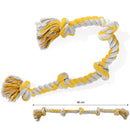 Zoomies Dog Rope Toy - Yellow