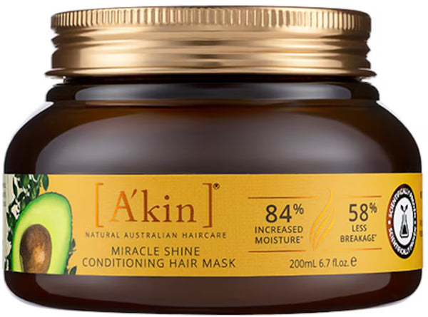 A'Kin: Miracle Shine Conditioning Hair Mask Tub (200ml)