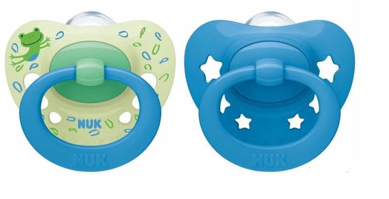 NUK: Signature Silicone Soother - 18-36mths Green (2 Pack) (18-36 Months)