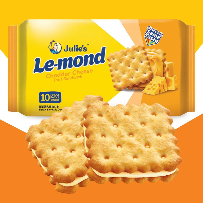 Julie's: Le-mond Chedder Cheese Puff Sandwich 180g