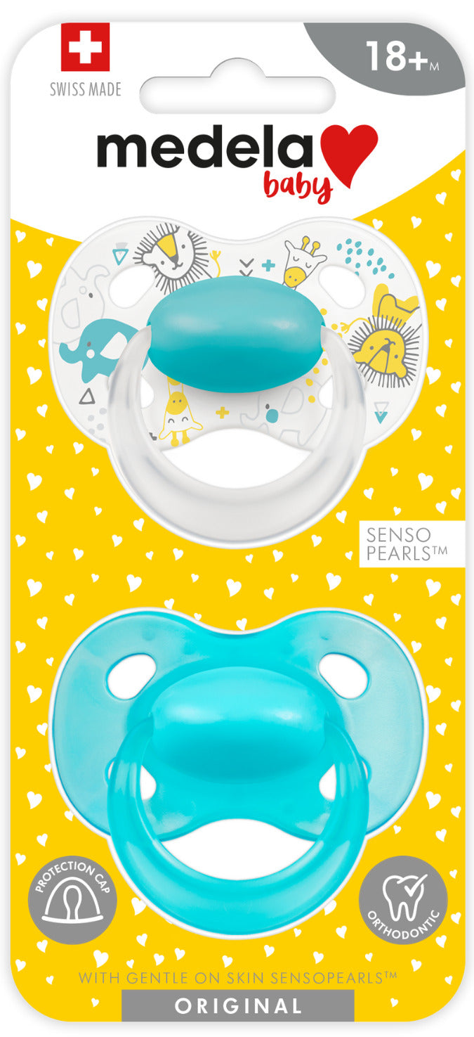 Medela: Original Soother - Blue 18+mth (2 Pack)